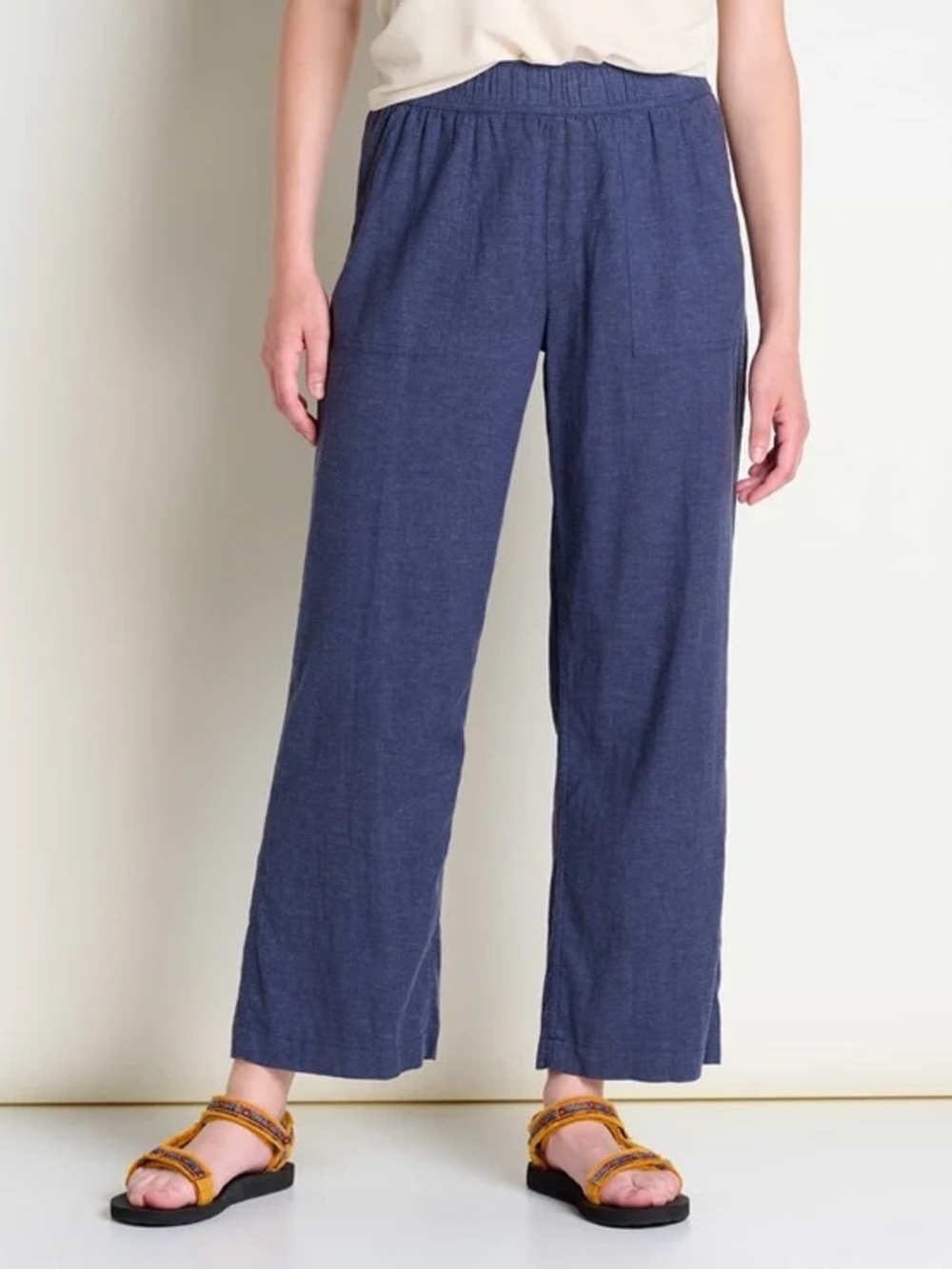 Toad&Co Women’s Taj Hemp Pants Navy Blue